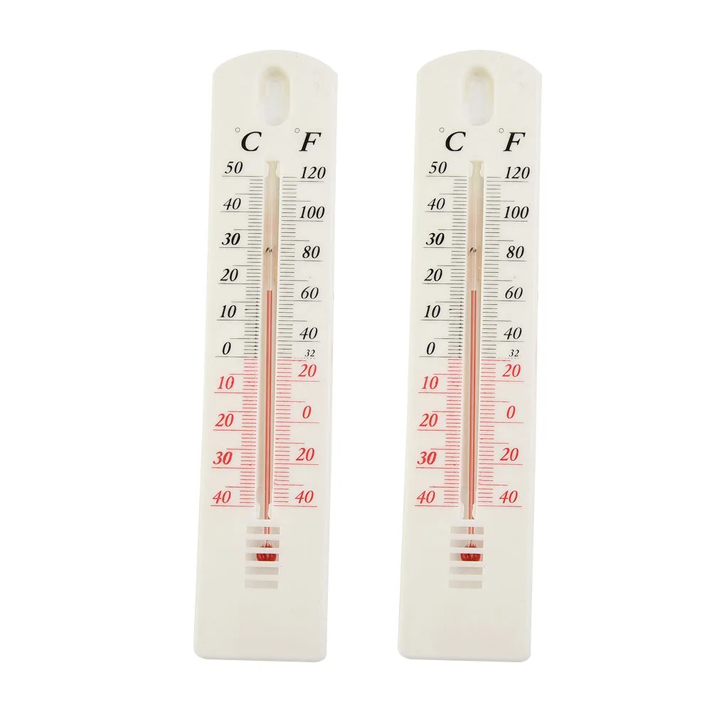 

2pcs Wall Hanging Thermometer Hygrometer Breeding Temperature Controller Indoor Outdoor Wall-mounted Greenhouse Meauring Tools