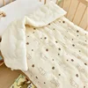 Baby Cotton Muslin Comforter Blanket Newborn Printed Spring Winter Quilt Blankets for Babies Infant Sleeping Cover Korean Quilt 2