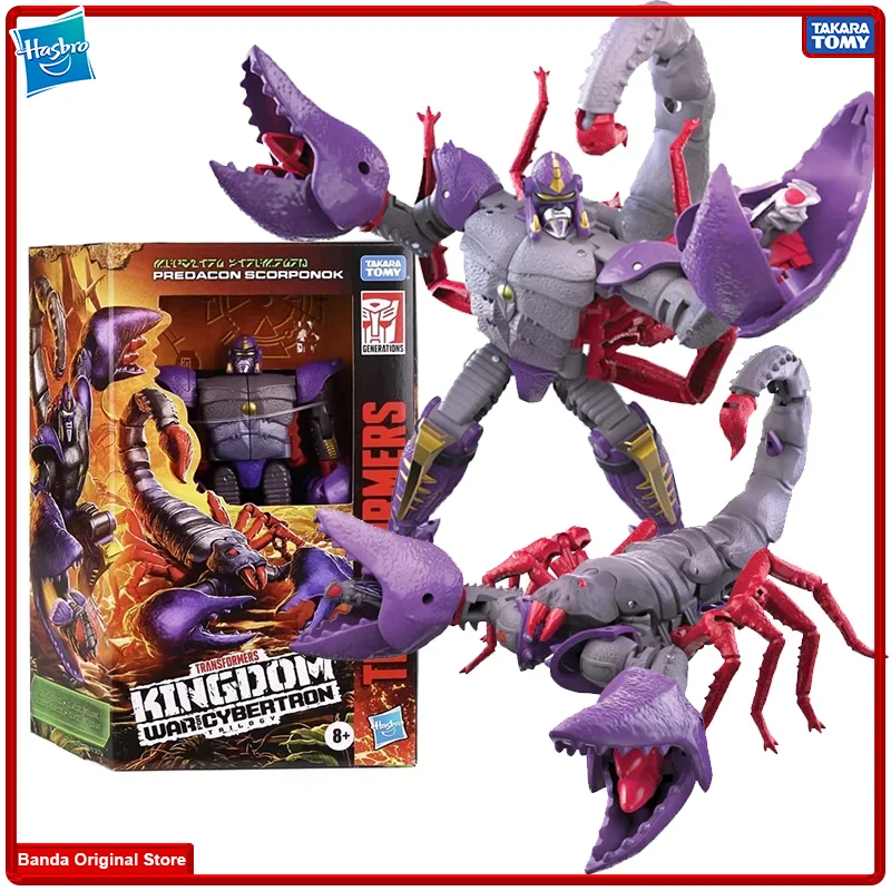 

Коллекция 100%, Оригинальные фигурки Takara Tomy Трансформеры War для Cybertron Kingdom Deluxe, скорпонок, модель F0677, экшн-игрушки