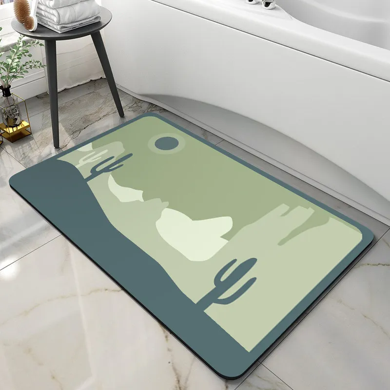 

Nordic Minimalist Floor Rugs Bathtub Edge Kitchen Carpets For Living Room Bedroom Anti-Slip Bathroom Door Mat Absorbent Foot Pad