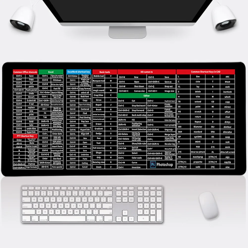 

Simple Anti-slip Keyboard Pad Folding Keyboard Mouse Mat For Home