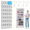 35-Pocket Extra-Large Over-the-Door Storage Organizer with 4 Sturdy Metal Hooks, Durable Fabric Hanging Bag for Crafts 1