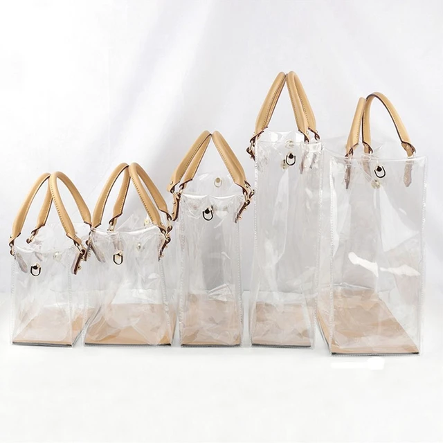 Clear PVC Tote Bag Handbag Making Kit Large Capacity Handmade