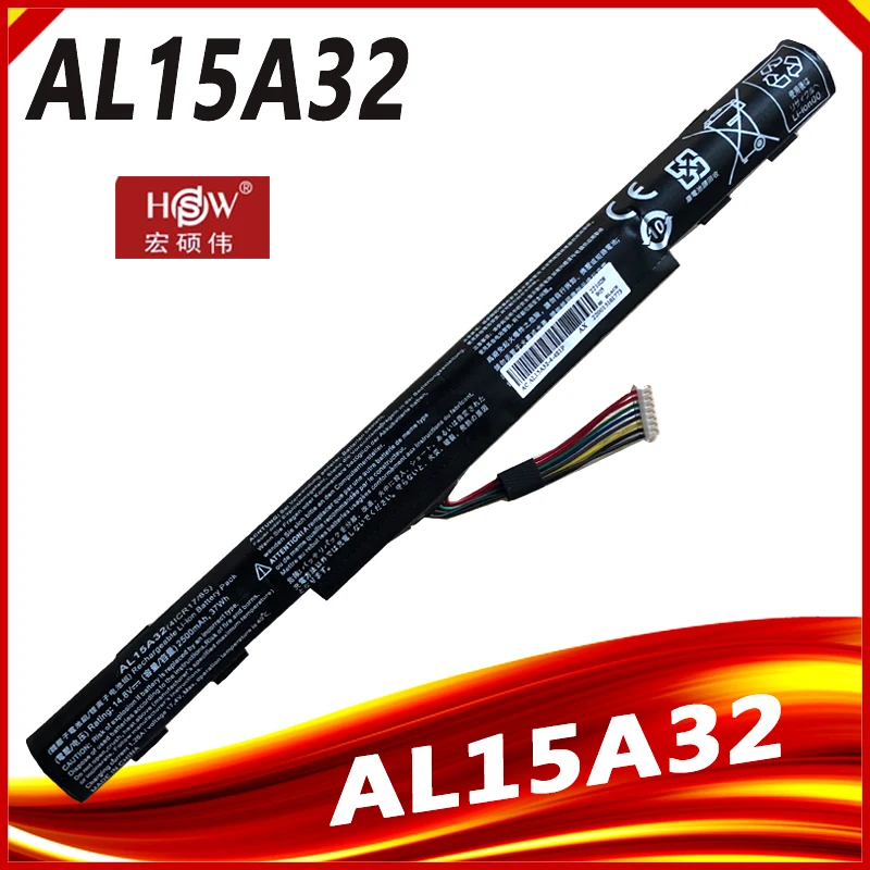 

AL15A32 4ICR17/65 Battery For Acer E5-422G E5-472 E5-473 E5-522 E5-532 E5-532T E5-573 E5-722 ES1-420 V3-574TG