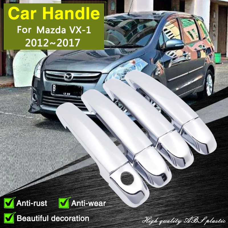 

Для Mazda VX-1 2012 2013 2014 2015 2016 2017 хром умная крышка дверной ручки автомобильные Внешние защитные аксессуары Стикеры