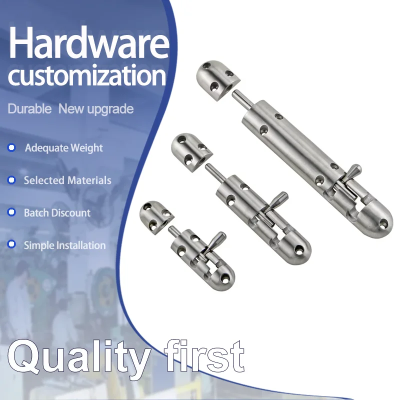 304 Stainless Steel 3/5/7-Inch Cylindrical Pin Suitable For Industrial Electrical Equipment Cabinet Doors