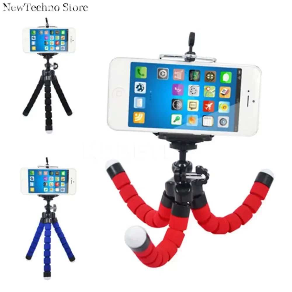 Tripod Clip Stand Mobile Phone Holder Stand Flexible Octopus Sponge Tripod Bracket Holder Mini Flexible for Camera phone tripod mini tripod flexible phone tripod camera tripod phone tripod mount mini ball head tripod mount photography tripod camera tripod mount