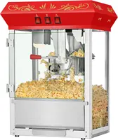 Popcorn Machine - 3-Gallon Antique Popper with Cart, 8oz Kettle, Old Maids Drawer, Warming Tray, and Scoop by Great 2