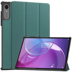 Shock - Absorbent Leather Tablet Cover with Pen Slot and Stand for Tab Pro Gen2 13 2026 (Dark Green)
