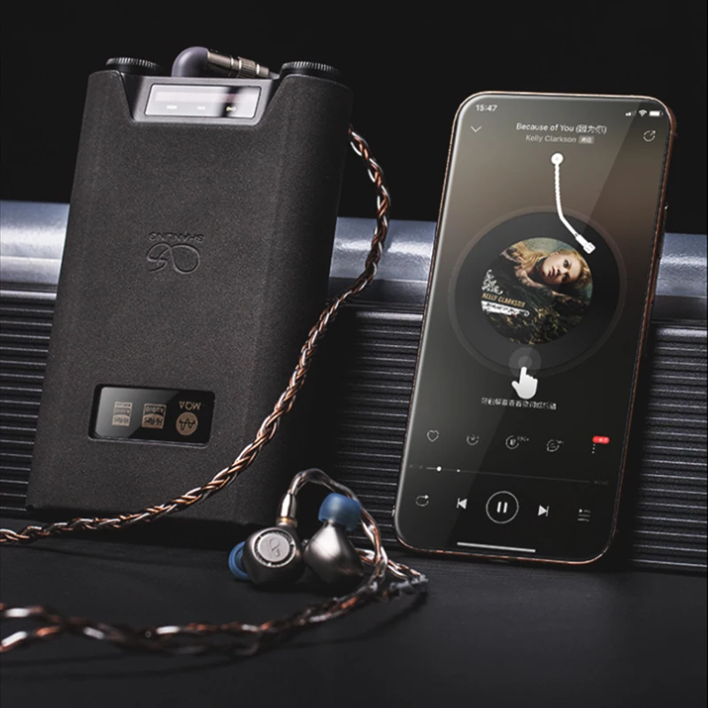 Leather Case for SHANLING H7 Headphone Amplifier leather case,audio amplifier