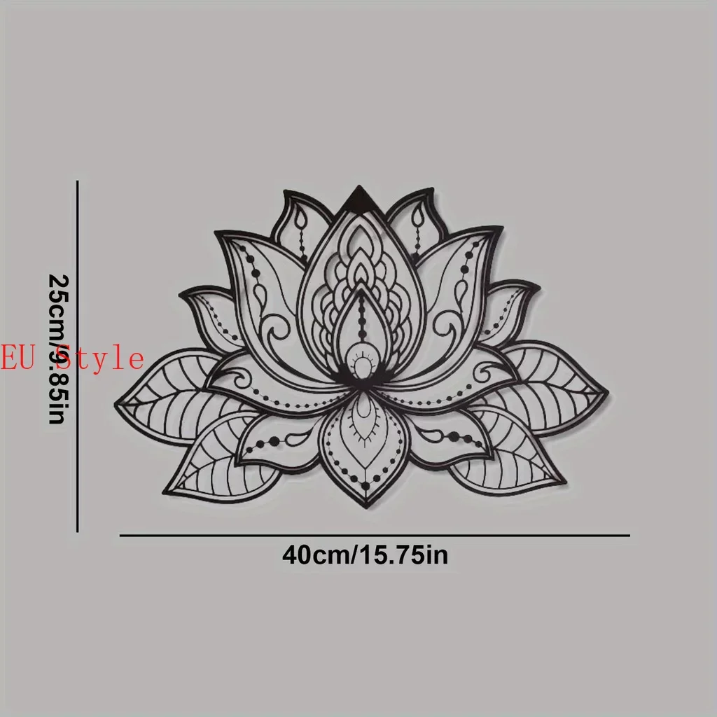 

Mandala Home Decoration Art Lotus Flower Mandala Metal Art Wall Spiritual Decor Wall Hanging Decoration Metal Background Outdoor