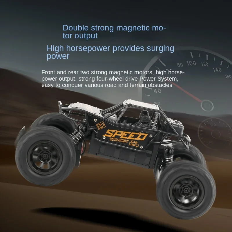 Alloy climbing mountain monster 4WD remote control car toy model 1:16 off-road vehicle rock climbing car remote control for chil 6
