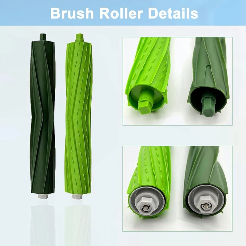 Rubber Roller Brush For Irobot Roomba E I J Series, E5 E6 E7 I3 I3+ I4 I4+ I6 I6+I7 I7+ I8 I8+ J6+ J7 J7+ I5 I5+J5 J5+ 3