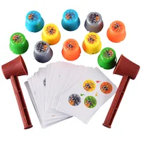 Quick Stacking Cup Game 20 Challenges Color cognition Children's Puzzle Hammering Gopher Party Game Toys for kids Competition 1