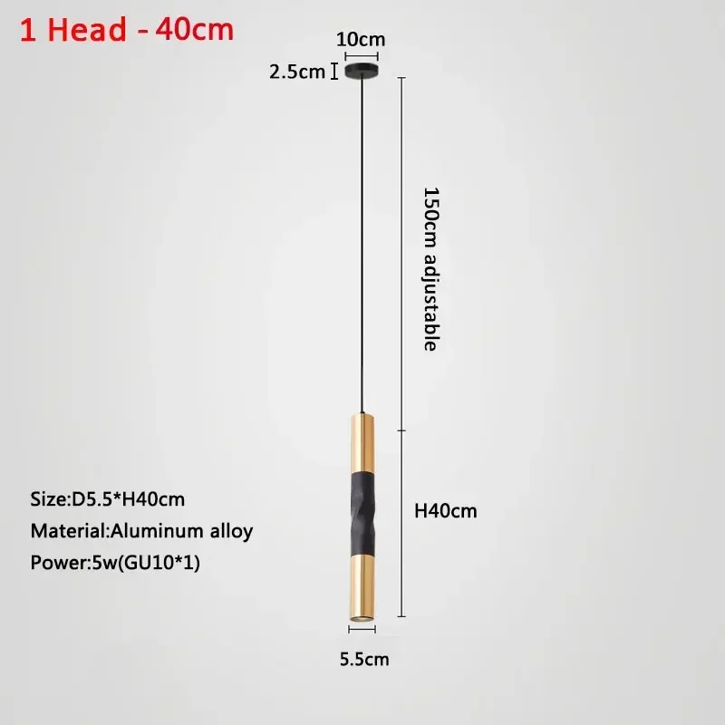 1 head-40cm
