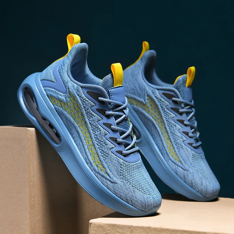 

MZY Men's Shoes 2023 Summer New Style Thick Base Air Cushion Running Shoes Outdoor Sport Leisure Time Lightweight And Breathable