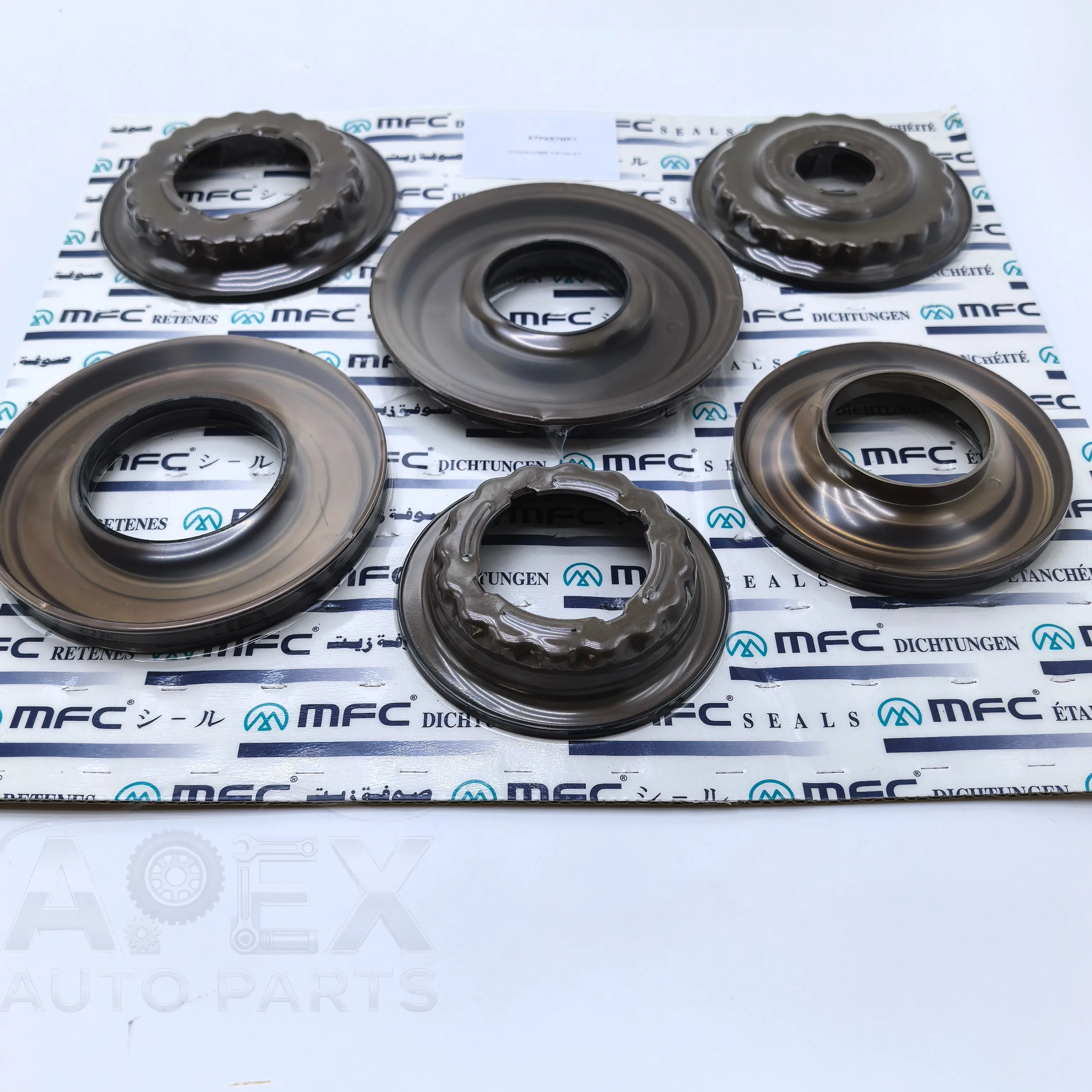 6PCS U150E U151E U151F 자동 변속기 피스톤 키트 (도요타 캠리, 하이랜더, RAV4, 렉서스 ES300, ES330, RX330 2002-2013년식)