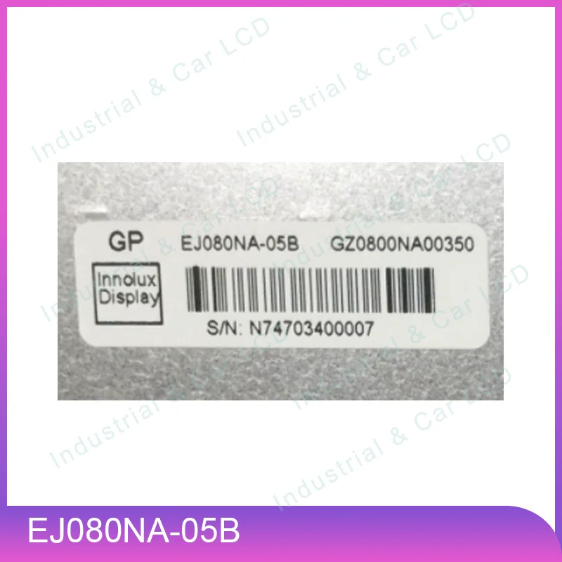 새로운 EJ080NA-05B 오리지널 8인치 LCD 디스플레이 스크린 패널 EJ080NA 05B 800x600