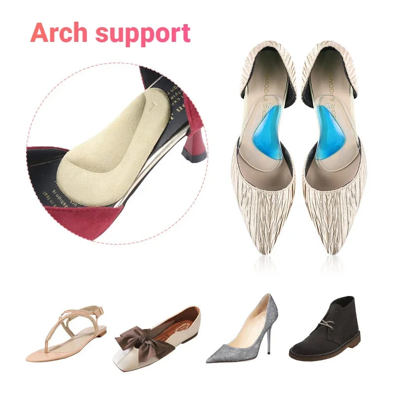 Professional Orthotic Arch Support Silicone Gel Insoles