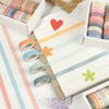 20 Rolls Skinny Washi Tape Scrapbooking School Supplies Basic Slim Decorative Adhesive Tape Stationery Decoration Masking Tape 3