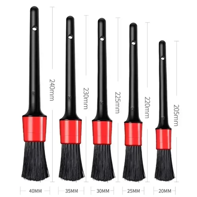 Ensemble de brosses de détail, brosses de voiture, brosse de détail de voiture pour le nettoyage de voiture, brosse de détail, brosse de roue de sortie d'air de tableau de bord 3