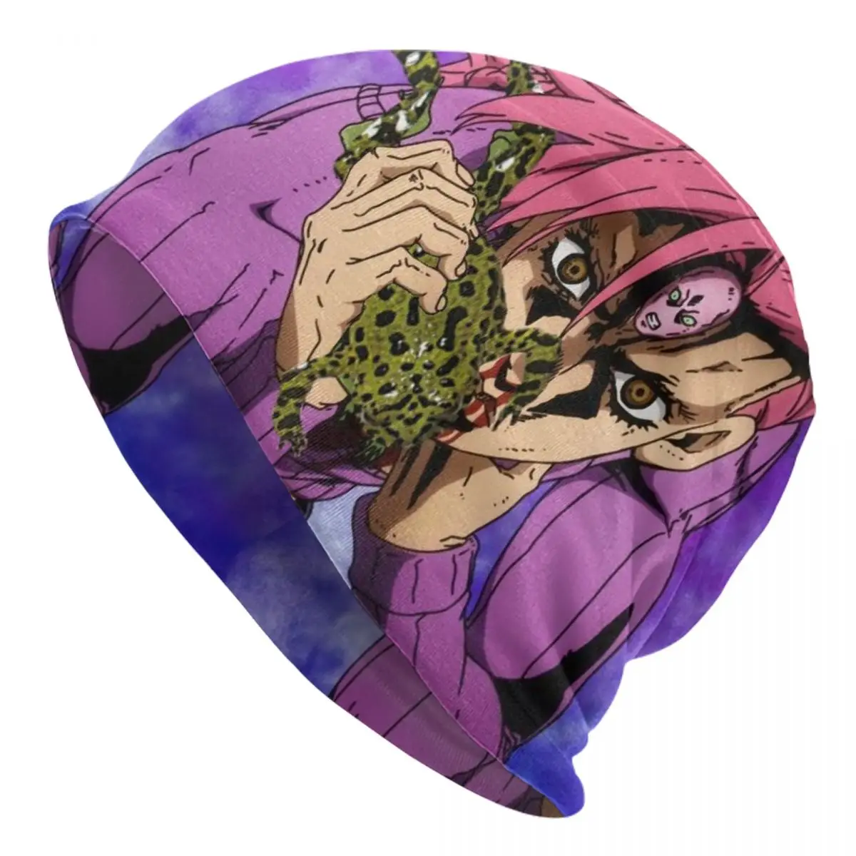 

J-JoJo's Bizarre Adventure Anime Skullies Beanies Caps Fan Thin Hat Autumn Spring Bonnet Hats Men Women's Street Ski Cap