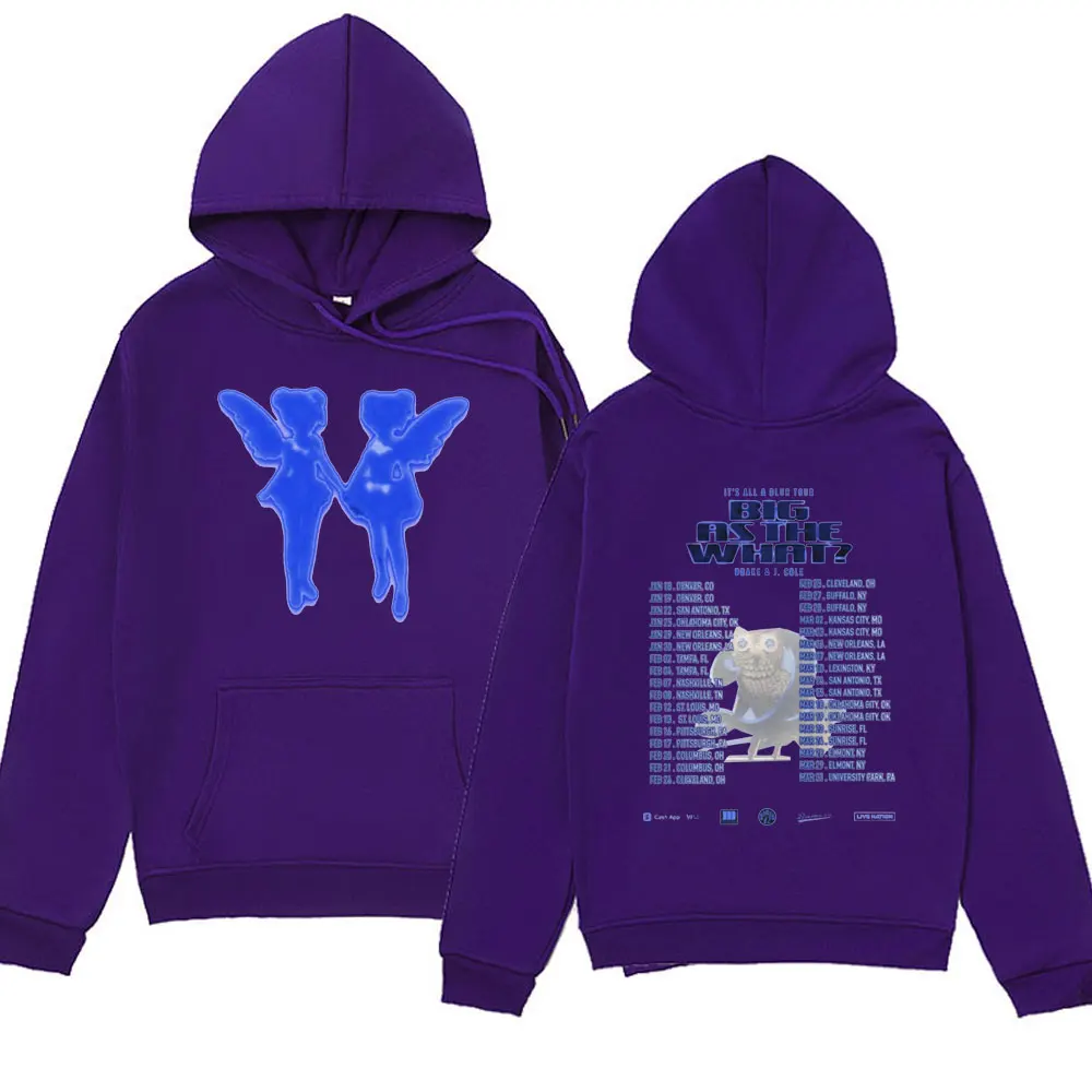 Vintage Drake for All The Dogs Scary Hours Edition Album Cover Tour 2024 New Hoodie Men Women's Long Sleeve Hooded Sweatshirts