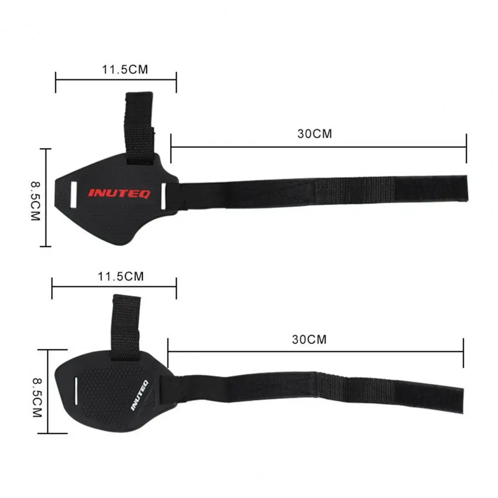 Motorcycle Protection Pads 1Pc Non-slip Shoe Boots Protector Rubber Motorcycle Shoe Protective Gear Shifter Pad for Motorbike Riding Cycling Road Racing