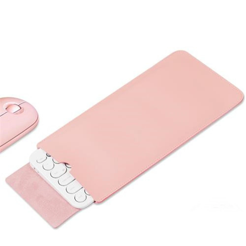 로지텍 K380 키보드 먼지 커버용 PU 가죽 키보드 케이스 무선 키보드 보관 가방