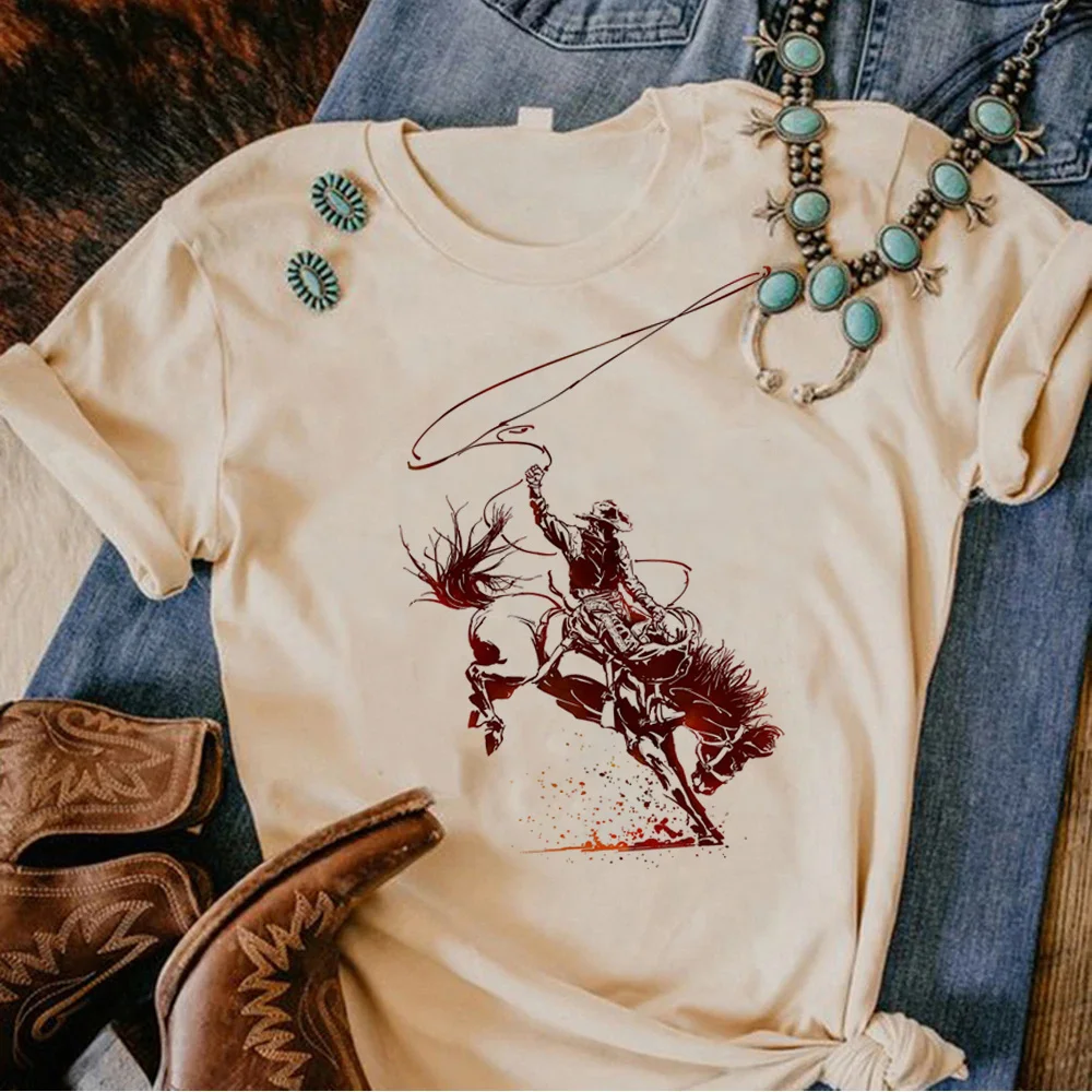 

Женская футболка с рисунком лошади, японская футболка с рисунком манги, забавная японская одежда