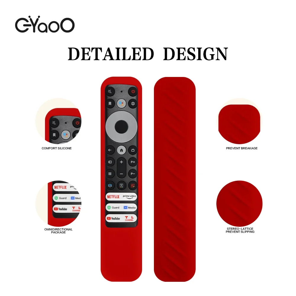 Glow-in-the-Dark Drop-Proof Silicone Remote Control Protective Case