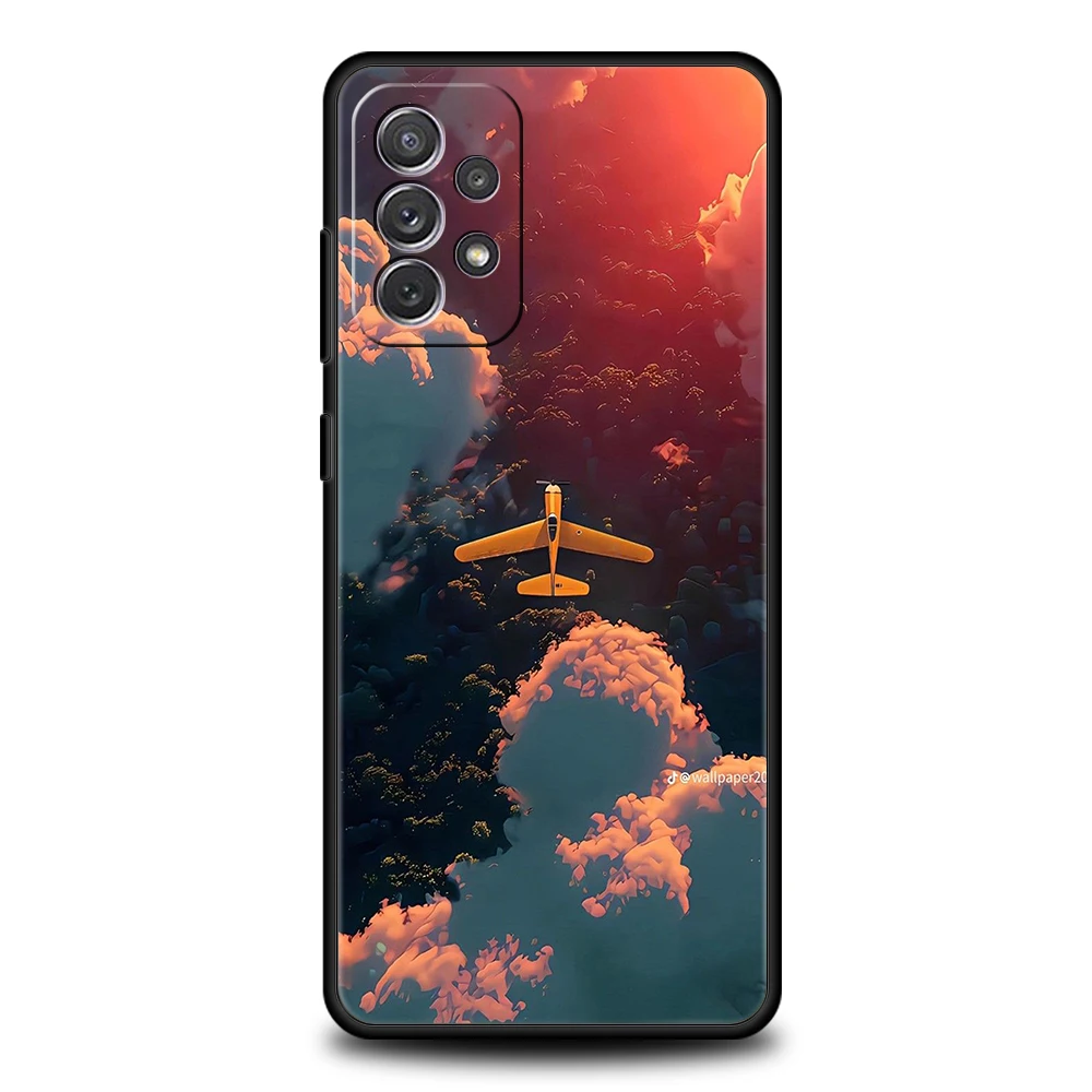 Airplane Pattern Phone Case with Enhanced Protection