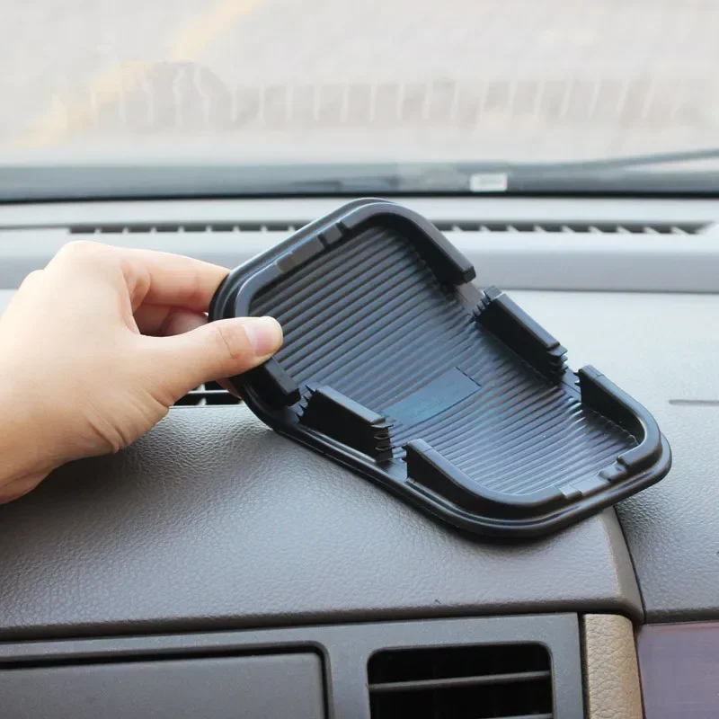 Double card type Silicone Anti-skid Mat Car Dashboard Pad Phone Holder For IPhone Samsung GPS Navigator
