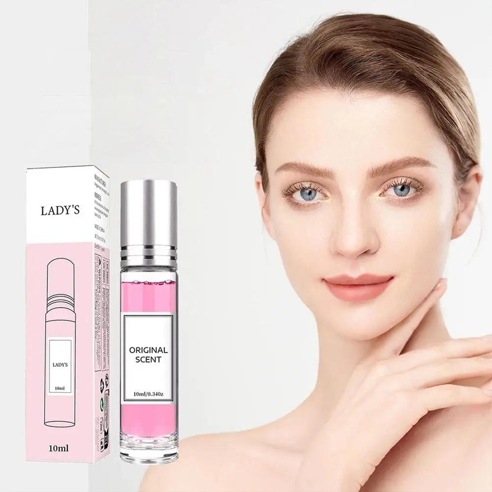 Profumo portatile a lunga durata con feromoni femminili originali da 10 ml, che esalta la freschezza e il fascino dell'acqua di colonia._voghion.com