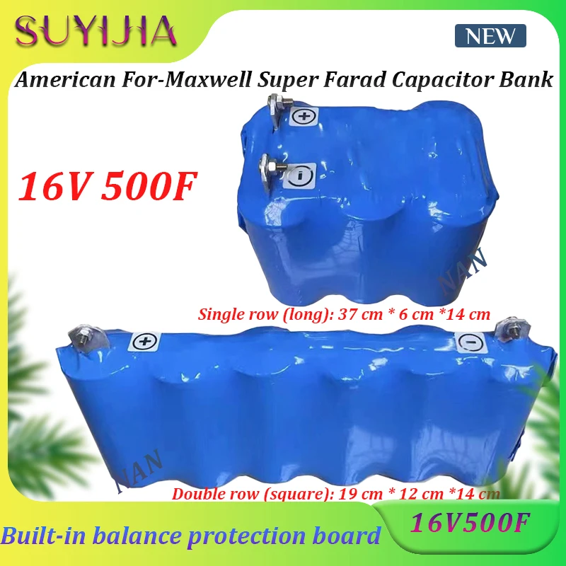 For MG Maxwell 16V 500F Original for Super Farah Capacitor Car