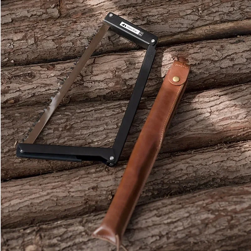 Outdoor Aluminum Alloy Folding Saw Camping Multifunctional Handheld Saw Hiking Portable Handmade Wood Saw 5