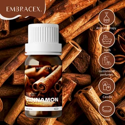 Pure Plant Essential Oils for Home Care - Perfect for Diffusers, Candle Making, and Aromatherapy (Cinnamon)