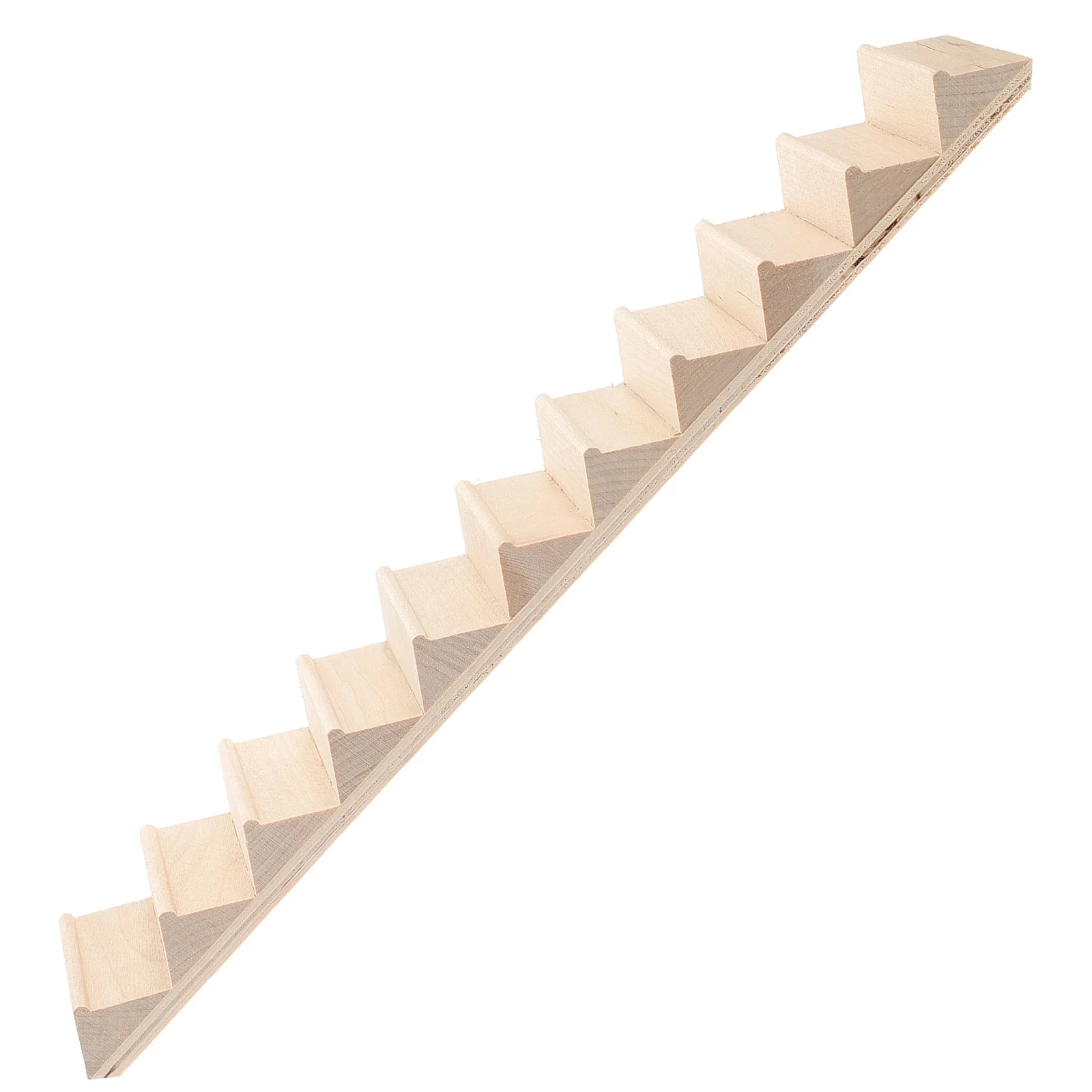 Miniature Wood Stairs Mini House Staircase Wooden Steps Model Diy Staircase Accessories Furniture Micro Landscape Decorations