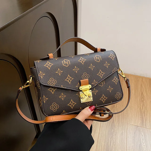 Nouveau Sac Femme 2026, Sac à Bandoulière Imprimé Tendance, Sac Carré à Main, Sac Bandoulière Polyvalent Texturé Haut de Gamme 1