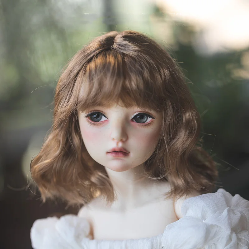 

BJD/SD Baby Accessories 1/31/41/6 Fake Wig Super Soft/Soft Silk/Air Bangs Short Nifty Curly Hair