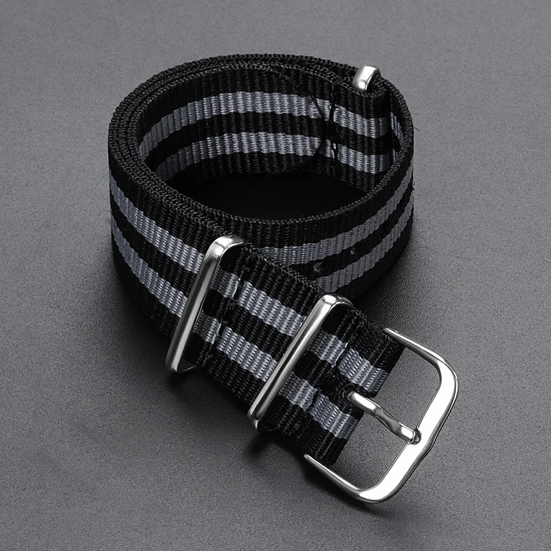 Versatile Sport Nylon Watch Band with Adjustable Buckle Belt