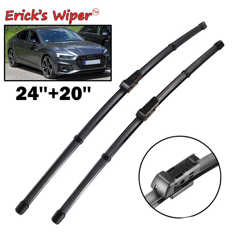 

Erick's Wiper LHD Front Wiper Blades Set For Audi A5 MK2 2017 - 2023 Windshield Windscreen Clean Window Car Rain Brushes 24"+20"
