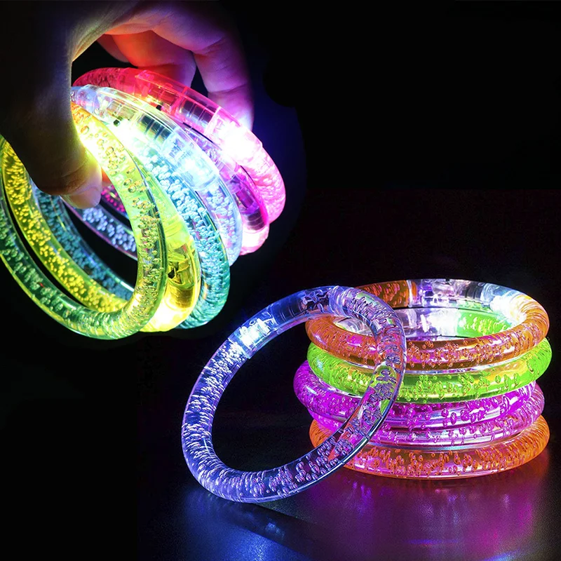 PulserasluminosasLEDquebrillanenlaoscuridadbrazaletesluminosos