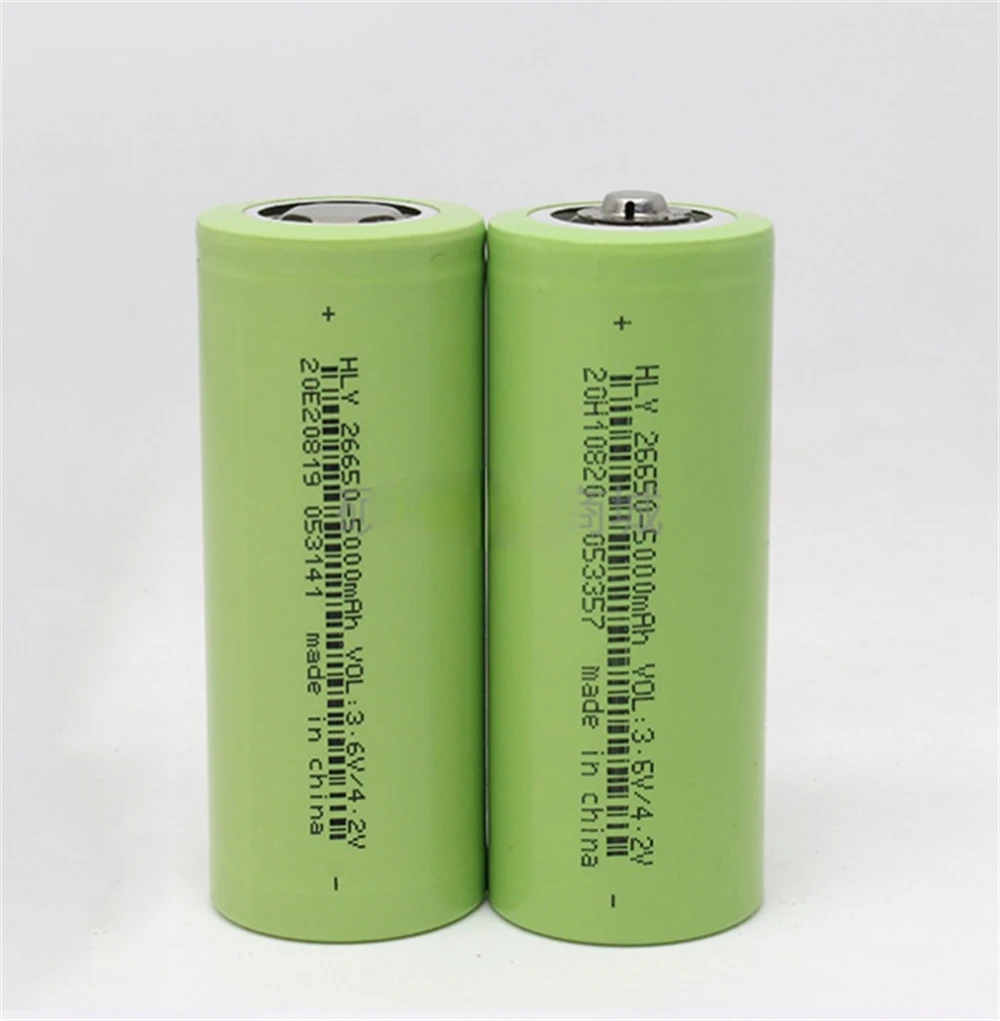 26650 Li-ion-batteri 3,6 V 5000 mAh