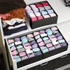 24-Cell Collapsible Organizer for Socks, Underwear, Ties, Accessories - Foldable, Mold-Resistant Fabric Storage Box Divider ﻿ 5