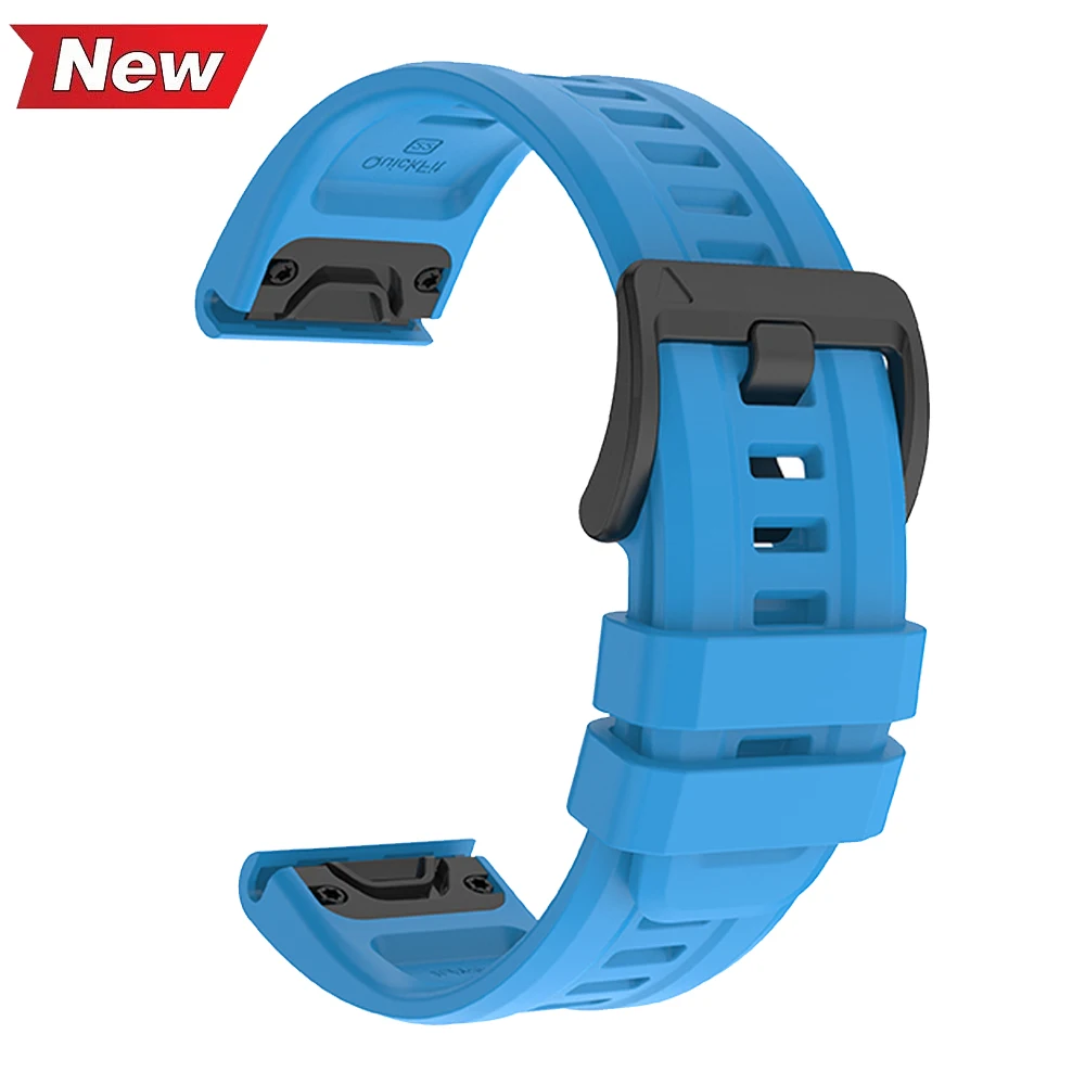 Silicone Quick Fit Watch Band - Durable and Versatile 22mm/26mm Strap