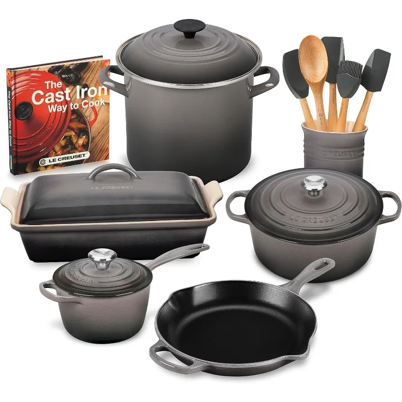 

Le Creuset Cookware Set (Oyster) cookware set pot set