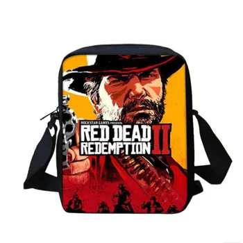 Red Dead Redemption Boys & Girls Printed Shoulder Bag Kids Casual Tote Phone Bag Men & Women Shopping Bag Best Birthday Gift 1