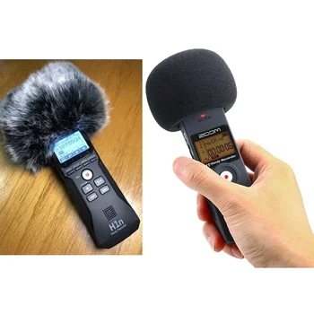 Parabrezza per microfono peloso per Zoom H1 H1N Pratico parabrezza Parabrezza per Zoom H1 H1N Accessori Copertura con cancellazione del rumore