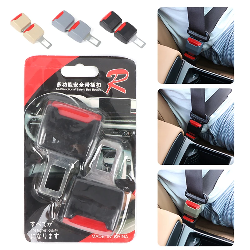 Extension de clip de ceinture de sécurité de voiture, prise optique de  verrouillage de ceinture de sécurité, rallonge de prise d'insertion,  accessoires de voiture, 1 pièce, 2 pièces - AliExpress